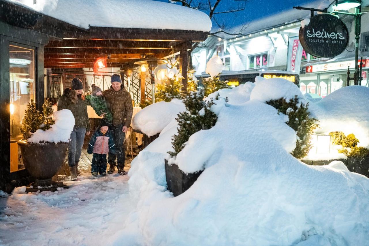 Apparthotel Restaurant Steiners Eben Im Pongau Exterior foto